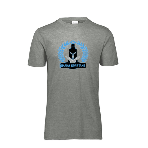 [FTSCUBGY-YS-LOGO1] Decker Youth Tri-Blend T-Shirt - Short Sleeve (Youth S, Gray, Logo 1)