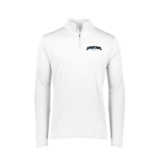 [FTLQFLWH-FAXS-LOGO2] Decker Women's Flex-Lite 1/4 Zip Shirt (Female Adult XS, White, Logo 2)