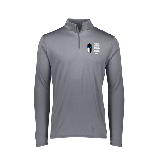[FTLQFLGY-FAXS-LOGO3] Decker Women's Flex-Lite 1/4 Zip Shirt (Female Adult XS, Gray, Logo 3)