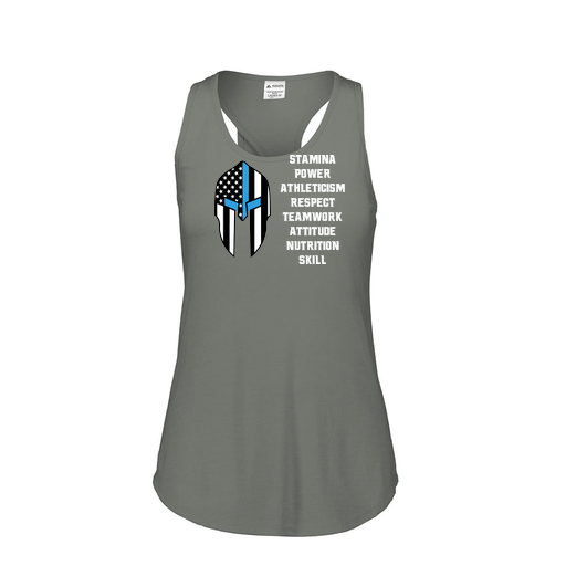 [3078.013.S-LOGO3] Ladies Tri Blend Tank Top (Female Adult S, Gray, Logo 3)