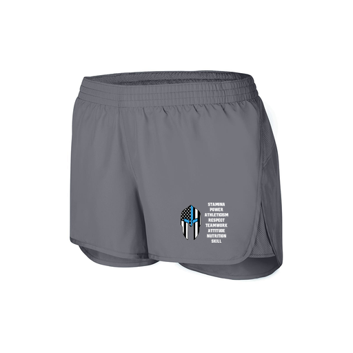 [2430.059.XS-LOGO3] Women's Performance Shorts (Female Adult XS, grey, Logo 3)