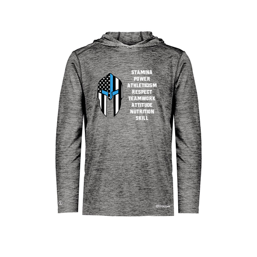 [FOLHCGBK-AS-LOGO3] Decker Men's Charge Hoodie (Adult S, Black, Logo 3)