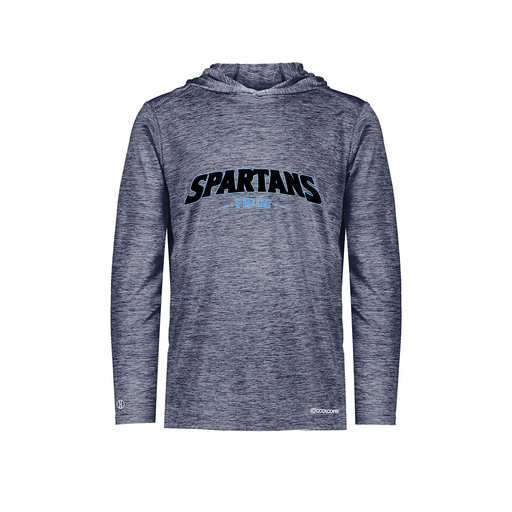 [FOLHCGNV-AS-LOGO2] Decker Men's Charge Hoodie (Adult S, Navy, Logo 2)