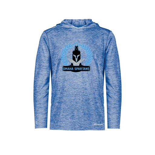 [FOLHCGRY-AS-LOGO1] Decker Men's Charge Hoodie (Adult S, Royal, Logo 1)