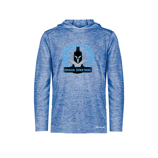 [FOLHCGRY-YS-LOGO1] Decker Youth Charge Hoodie (Youth S, Royal, Logo 1)