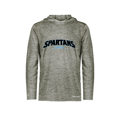 [FOLHCGGY-YS-LOGO2] Decker Youth Charge Hoodie (Youth S, Gray, Logo 2)