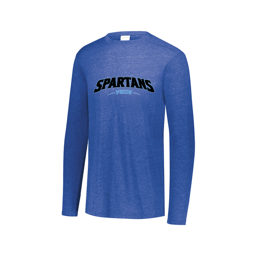 [3075.U55.XS-LOGO2] Men's LS Ultra-blend T-Shirt (Adult XS, Royal, Logo 2)