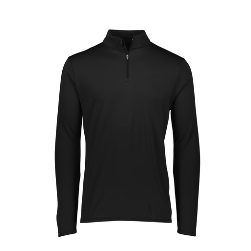 [FTLQFLBK-FAXS-LOGO5] Decker Women's Flex-Lite 1/4 Zip Shirt (Female Adult XS, Black, Logo 5)